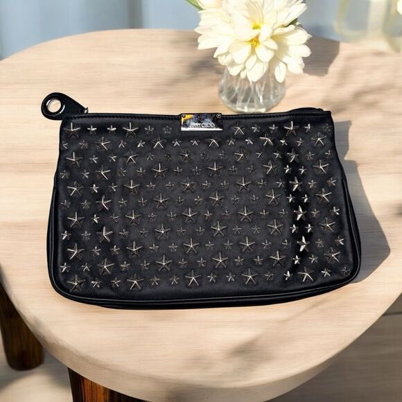Jimmy Choo Star Studded Clutch - Picture 1 of 8